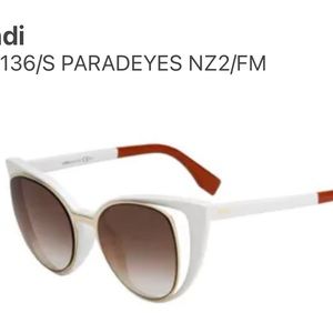 Fendi cat eyes sunglasses, comes with case